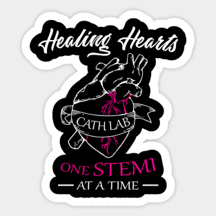 Cath Lab Nurse Stemi Cardiac Care Healing He Sticker